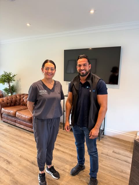 Addam Sattar on a visit to a dental practice